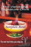 Scorpion Bowl / Vandome Signature Drink