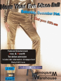Saturday, December 31st. / New Years Eve Disco Ball / Warehouse with Jroc & Kswift